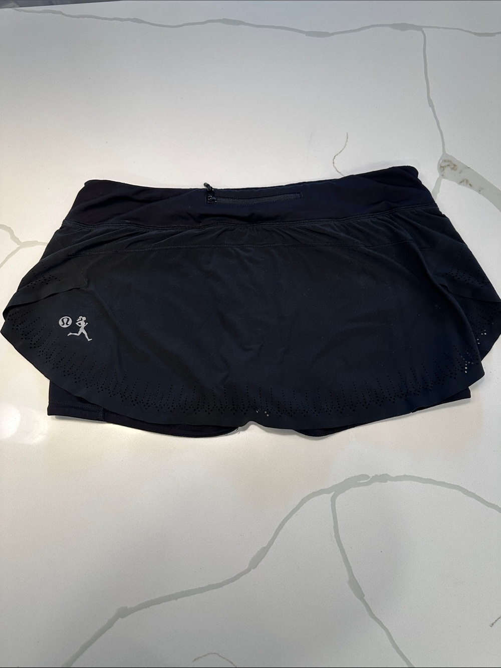 Lululemon seawheeze light as air tennis running skirt black size 8 🖤🏃🏼‍♀️🎾